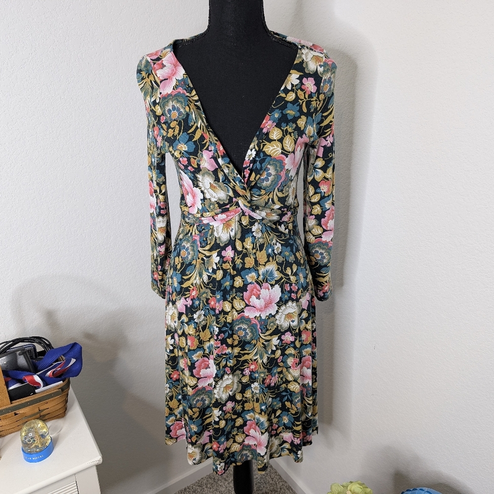 💘 Lilka Floral Torsade Dress M - Picture 4 of 8
